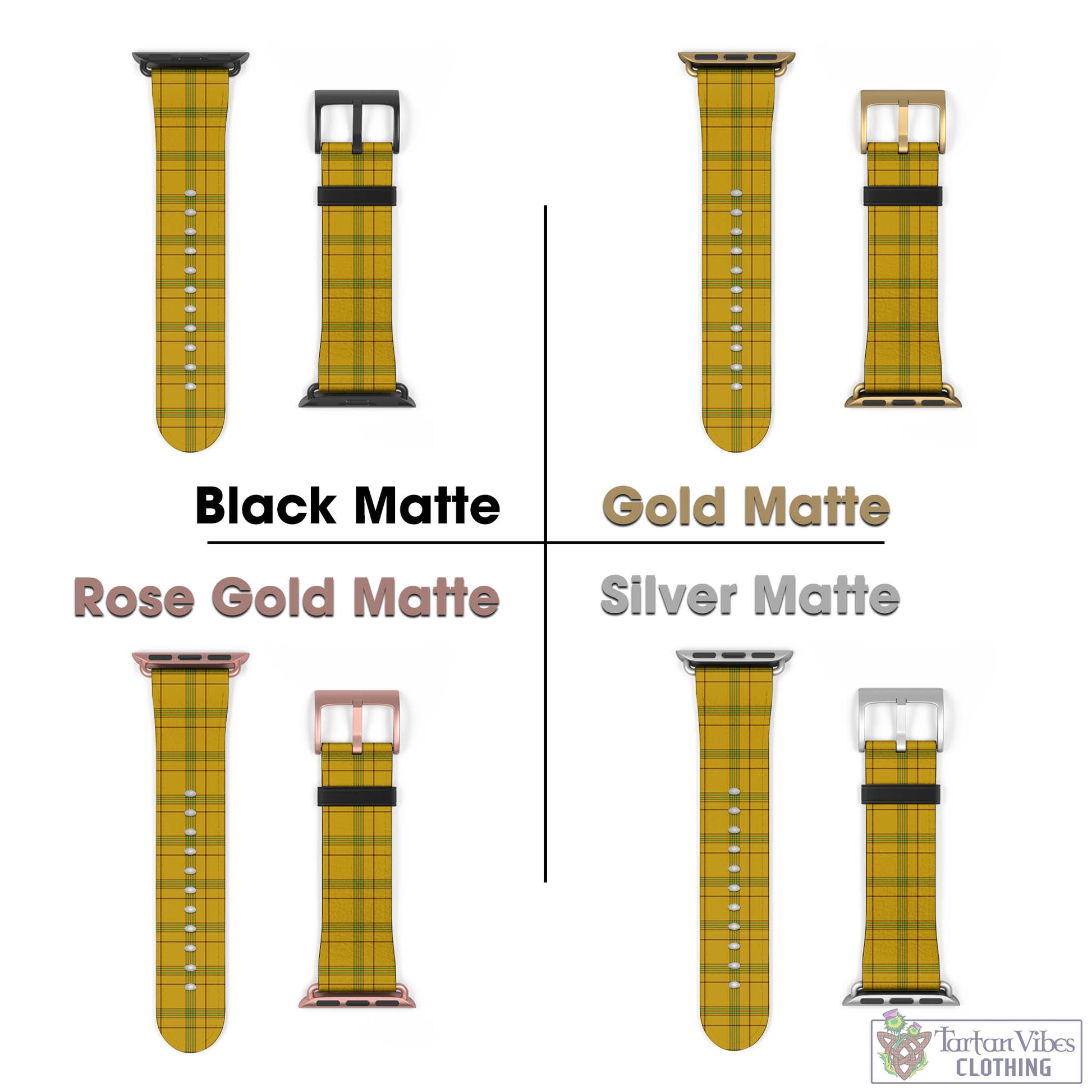 Houston Tartan Watch Band 42 - 45 mm - Tartan Vibes Clothing