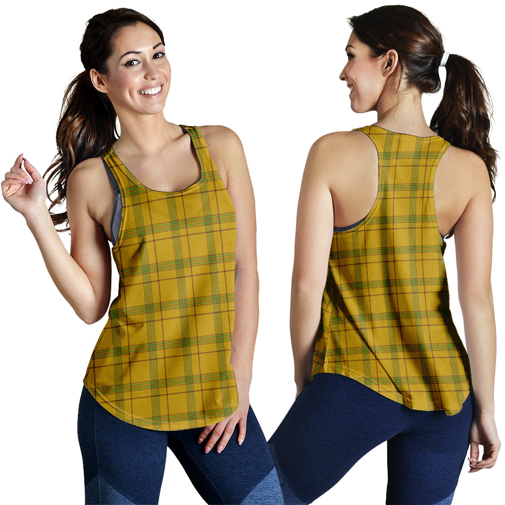 Houston Tartan Women Racerback Tanks 4XL - Tartan Vibes Clothing
