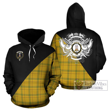 Houston Tartan Hoodie with Family Crest and Military Logo Style Zip Hoodie - Tartan Vibes Clothing