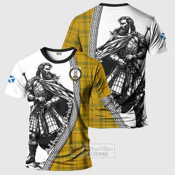 Houston Tartan Clan Crest T-Shirt with Highlander Warrior Celtic Style Kid's Shirt - Tartan Vibes Clothing