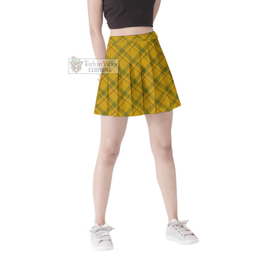 Houston Tartan Women's Plated Mini Skirt