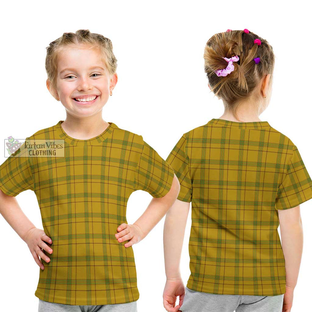Houston Tartan Kid T-Shirt Youth XL Size14 - Tartan Vibes Clothing