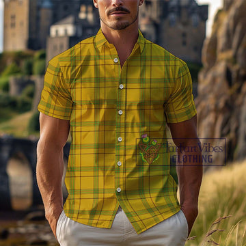 Houston Tartan Cotton Hawaiian Shirt Kid - Tartan Vibes Clothing