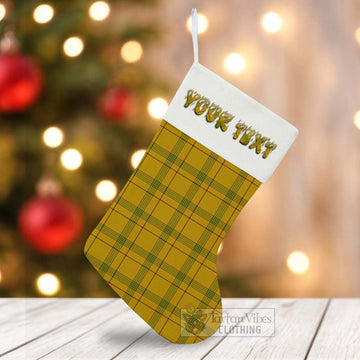 Houston Tartan Christmas Stocking with Personalized Text - Tartan Vibes Clothing
