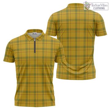 Houston Tartan Zipper Polo Shirt Unisex - Tartan Vibes Clothing