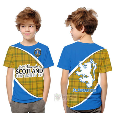 Houston Family Crest Tartan Kid T-Shirt Celebrate Saint Andrew's Day in Style Youth XL Size14 - Tartan Vibes Clothing