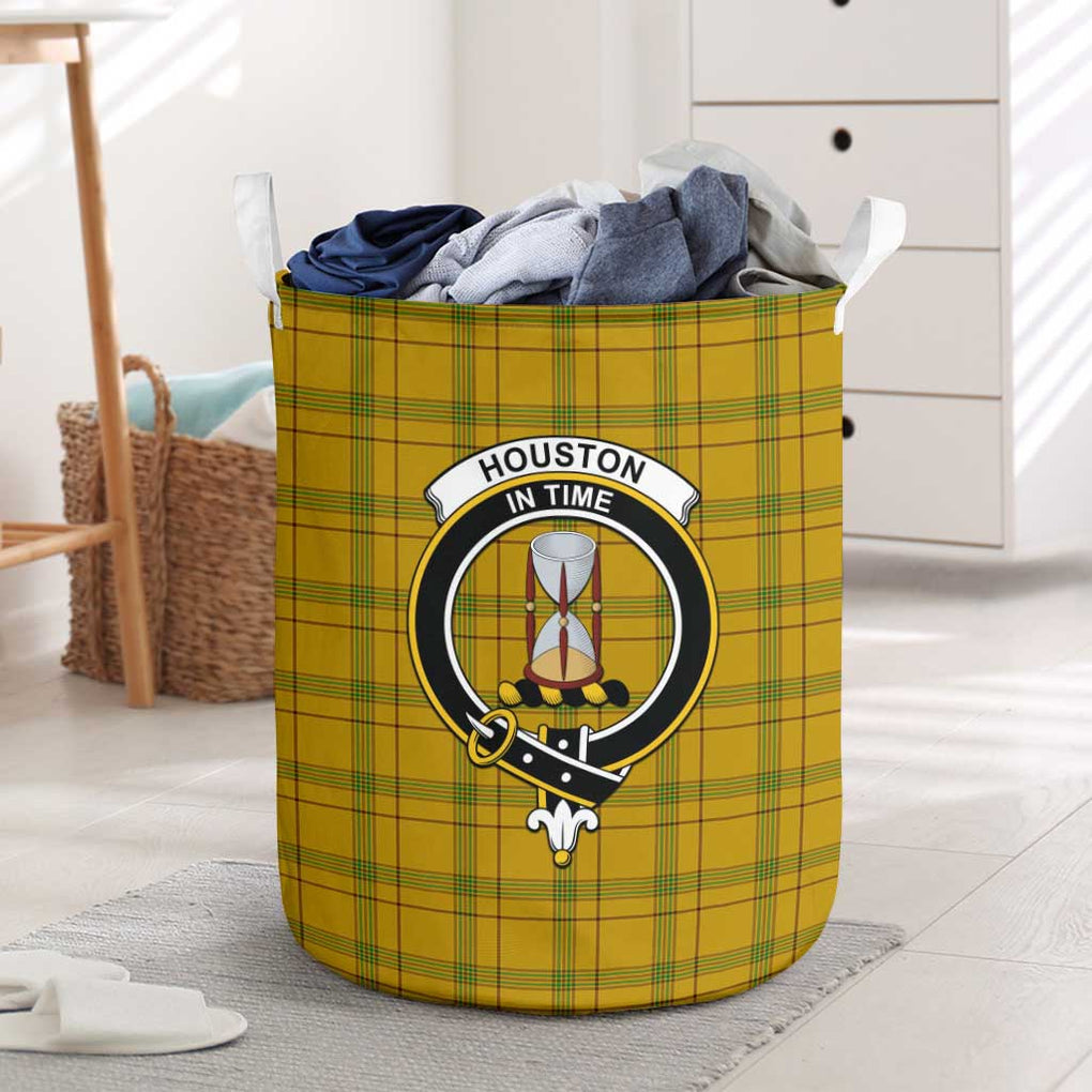 Houston Tartan Laundry Basket with Family Crest One Size - Tartan Vibes Clothing