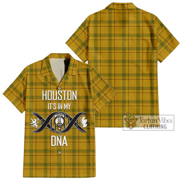 Houston Tartan Hawaiian Shirt with Family Crest DNA In Me Style Kid - Tartan Vibes Clothing
