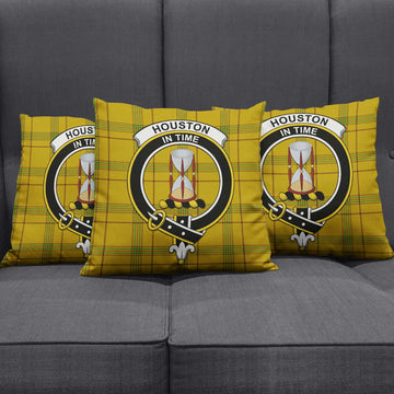 Houston Tartan Pillow Cover with Family Crest Rectangle Pillow Cover 51*91cm - Tartan Vibes Clothing