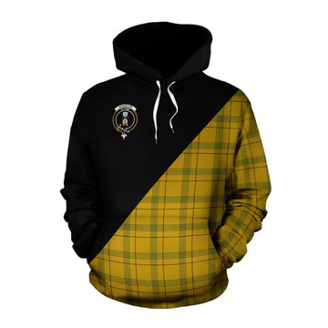 Houston Tartan Cotton Hoodie with Family Crest and Military Logo Style Pullover Hoodie XS - Tartan Vibes Clothing