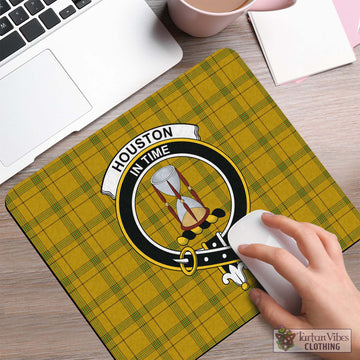 Houston Tartan Mouse Pad with Family Crest