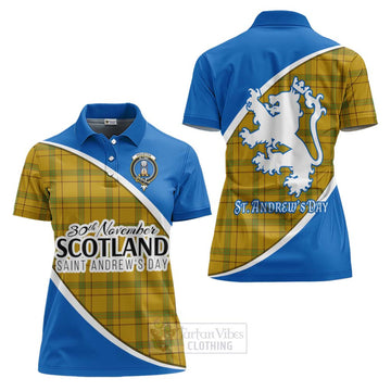 Houston Family Crest Tartan Women's Polo Shirt Celebrate Saint Andrew's Day in Style Women - Tartan Vibes Clothing