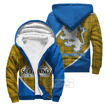 Houston Family Crest Tartan Sherpa Hoodie Celebrate Saint Andrew's Day in Style Unisex S - Tartan Vibes Clothing