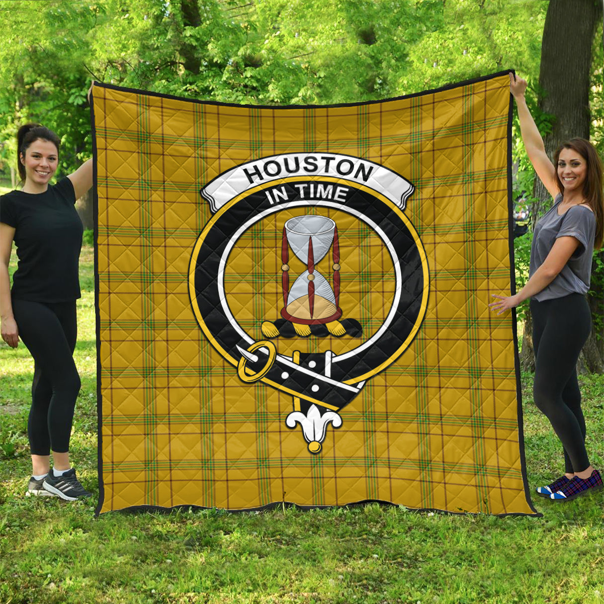 houston-tartan-quilt-with-family-crest