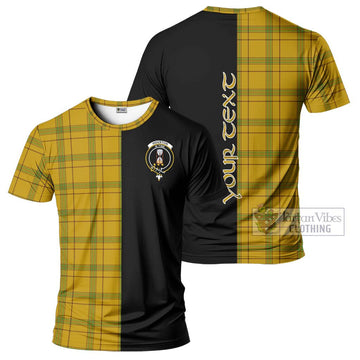 Houston Tartan T-Shirt with Family Crest and Half Of Me Style Kid's Shirt - Tartan Vibes Clothing