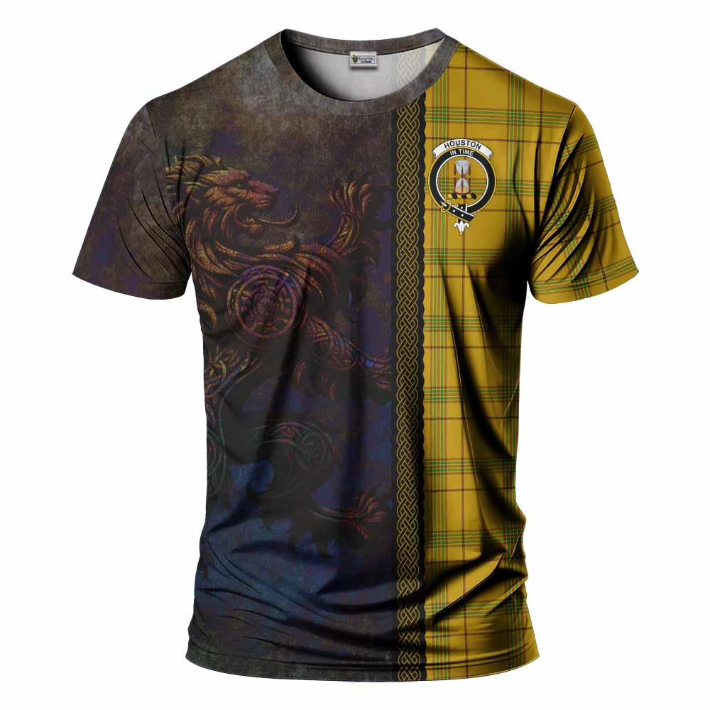 Houston Tartan Family Crest T-Shirt Alba Gu Brath Be Brave Lion Ancient Style Kid's Shirt - Tartan Vibes Clothing