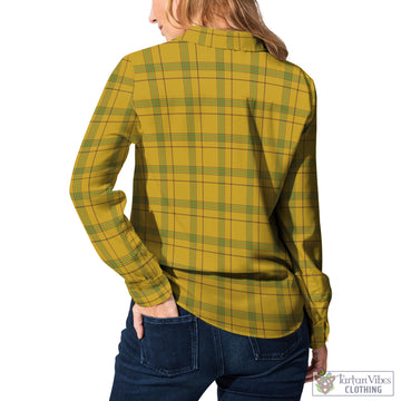 Houston Tartan Women's Casual Shirt Female - Tartan Vibes Clothing