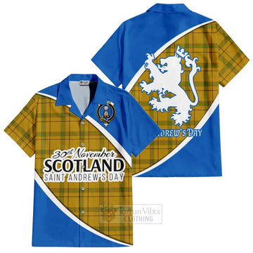 Houston Family Crest Tartan Hawaiian Shirt Celebrate Saint Andrew's Day in Style Kid - Tartan Vibes Clothing