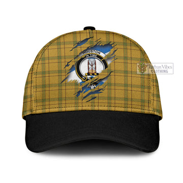 Houston Tartan Classic Cap with Family Crest In Me Style