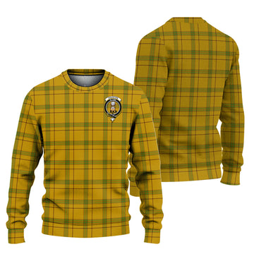 Houston Tartan Ugly Sweater with Family Crest Unisex - Tartan Vibes Clothing