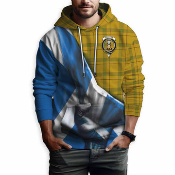Houston Tartan Hoodie with Family Crest Scotland Patriotic Style Pullover Hoodie - Tartan Vibes Clothing