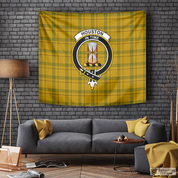 Houston Tartan Tapestry Wall Hanging and Home Decor for Room with Family Crest Tapestry - Tartan Vibes Clothing
