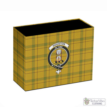 Houston Tartan Pen Holder with Family Crest - Tartan Vibes Clothing
