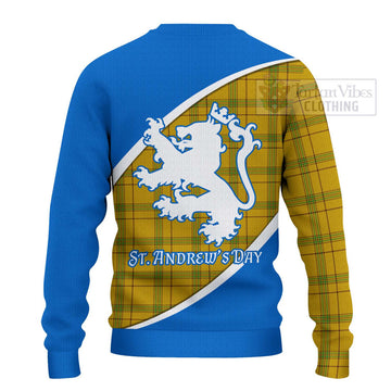 Houston Family Crest Tartan Ugly Sweater Celebrate Saint Andrew's Day in Style - Tartan Vibes Clothing