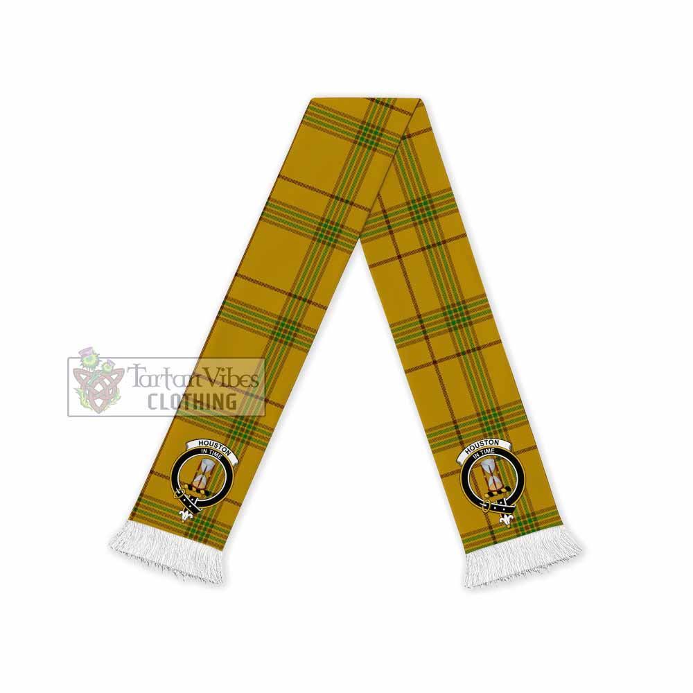 Houston Tartan Ruffneck Scarf with Family Crest - Tartan Vibes Clothing
