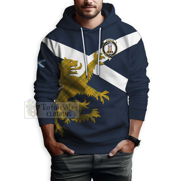 Houston Tartan Lion Rampant Hoodie Proudly Display Your Heritage with Alba Gu Brath and Clan Name - Tartan Vibes Clothing
