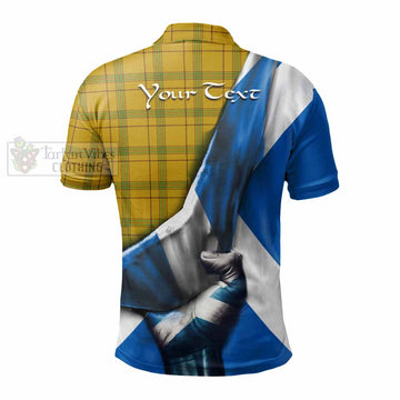 Houston Tartan Polo Shirt with Family Crest Scotland Patriotic Style - Tartan Vibes Clothing