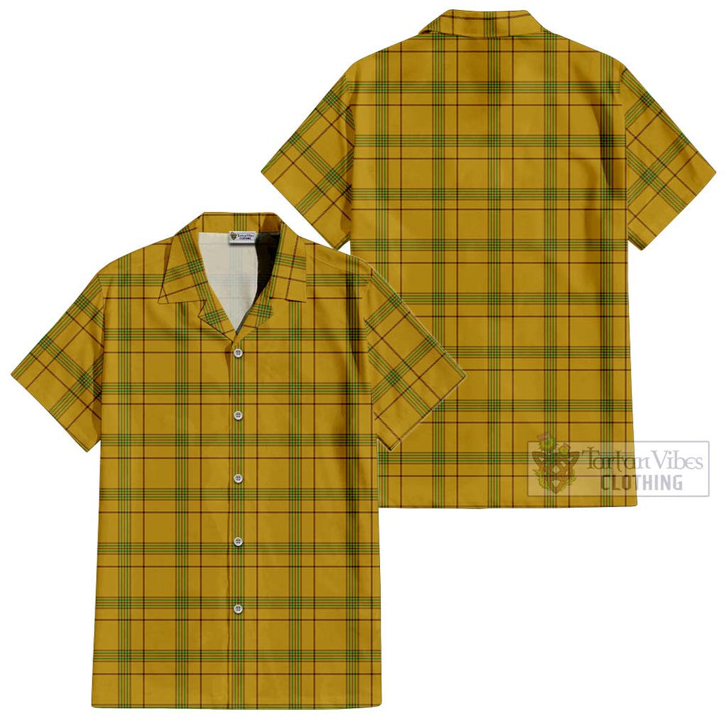 Houston Tartan Cotton Hawaiian Shirt - Tartan Vibes Clothing