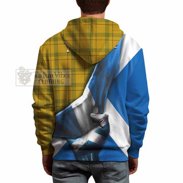 Houston Tartan Hoodie with Family Crest Scotland Patriotic Style - Tartan Vibes Clothing