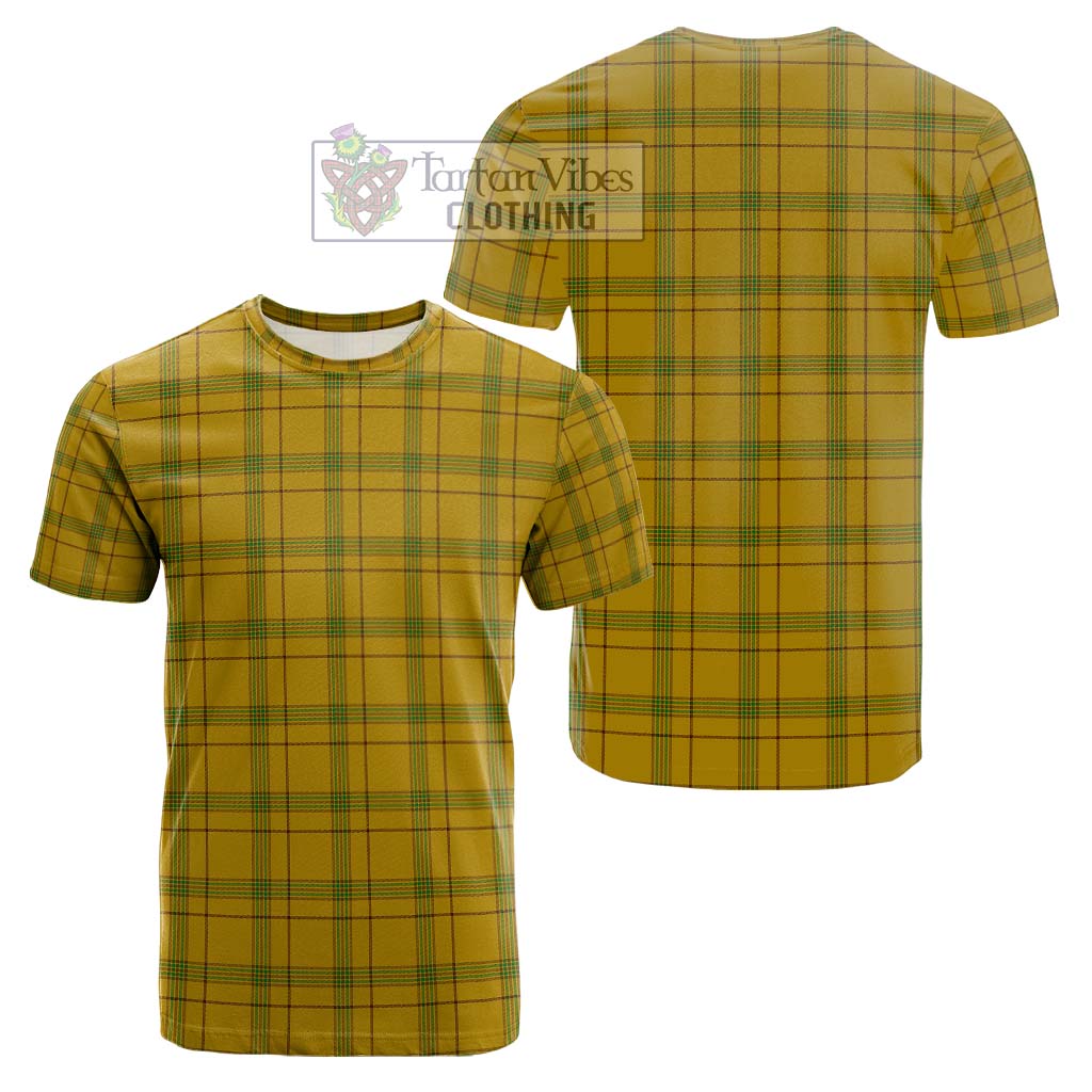Houston Tartan Cotton T-Shirt - Tartan Vibes Clothing