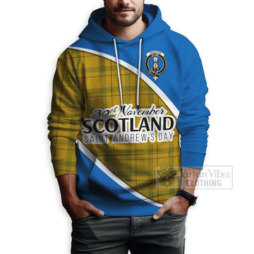 Houston Family Crest Tartan Hoodie Celebrate Saint Andrew's Day in Style - Tartan Vibes Clothing