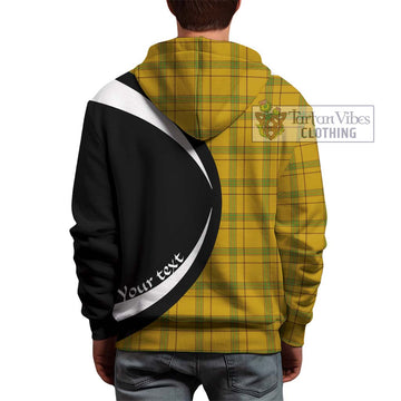 Houston Tartan Hoodie with Family Crest Circle Style - Tartan Vibes Clothing