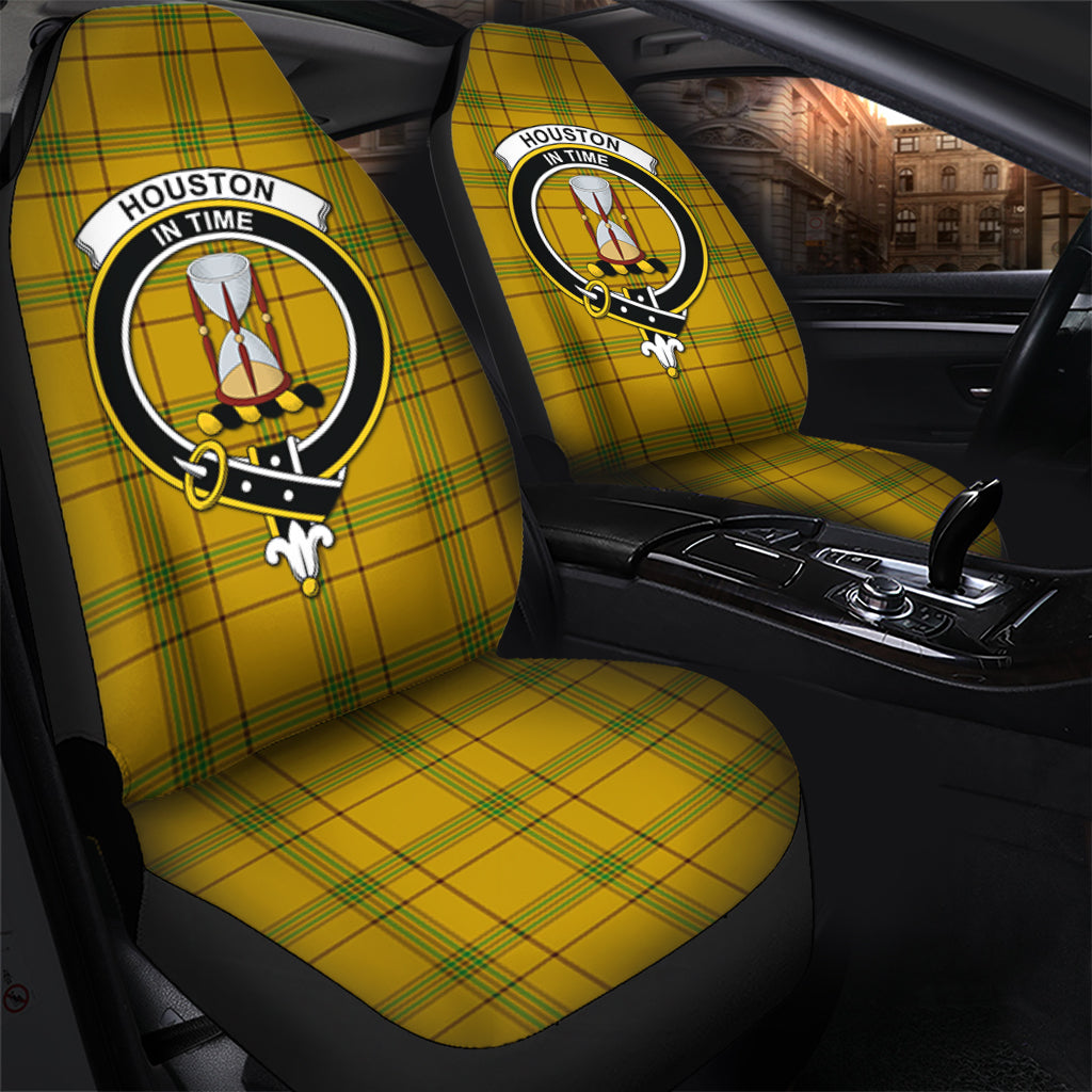 Houston Tartan Car Seat Cover with Family Crest - Tartan Vibes Clothing