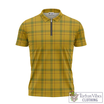 Houston Tartan Zipper Polo Shirt - Tartan Vibes Clothing