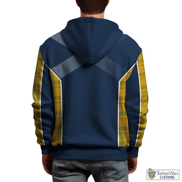 Tartan Vibes Clothing Houston Tartan Hoodie with Family Crest and Scottish Thistle Vibes Sport Style