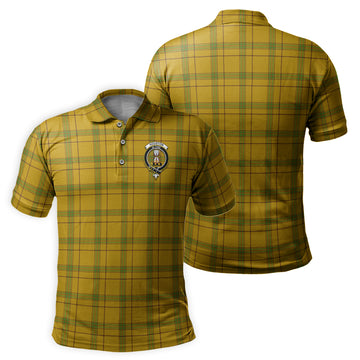 Houston Tartan Men's Polo Shirt with Family Crest