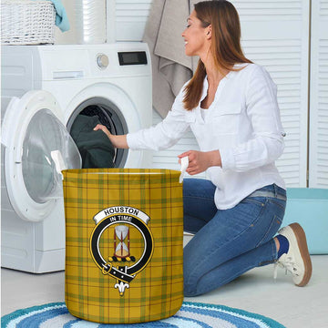 Houston Tartan Laundry Basket with Family Crest - Tartan Vibes Clothing