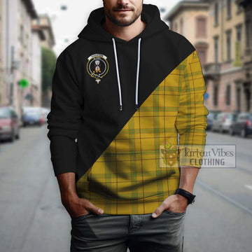 Houston Tartan Hoodie with Family Crest and Military Logo Style - Tartan Vibes Clothing