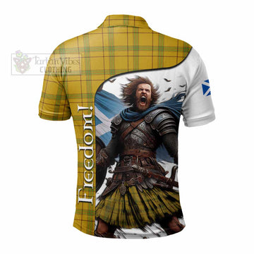 Houston Crest Tartan Polo Shirt Inspired by the Freedom of Scottish Warrior - Tartan Vibes Clothing