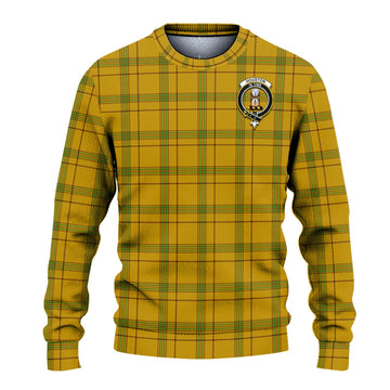 Houston Tartan Ugly Sweater with Family Crest - Tartan Vibes Clothing