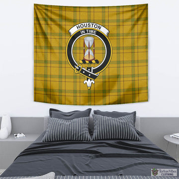 Houston Tartan Tapestry Wall Hanging and Home Decor for Room with Family Crest - Tartan Vibes Clothing