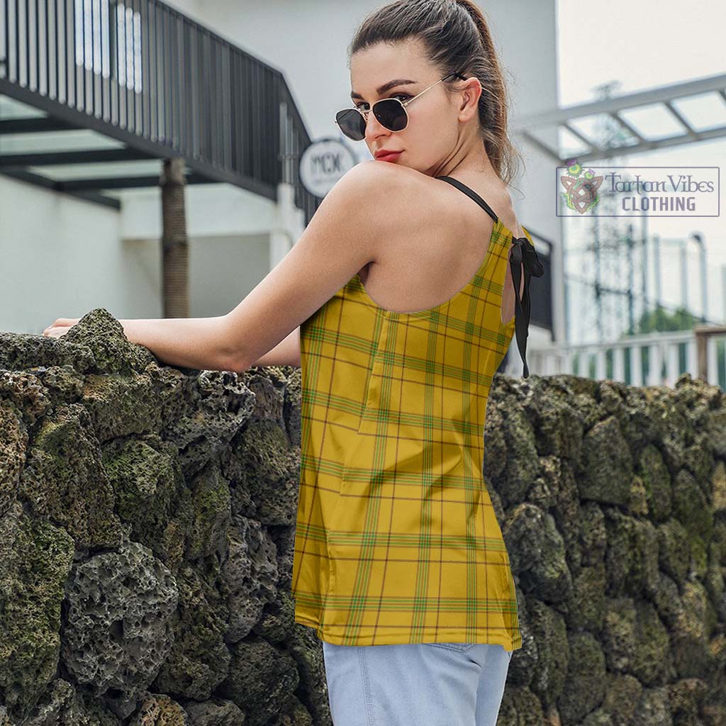 Houston Tartan Loose Halter Neck Camisole - Tartan Vibes Clothing