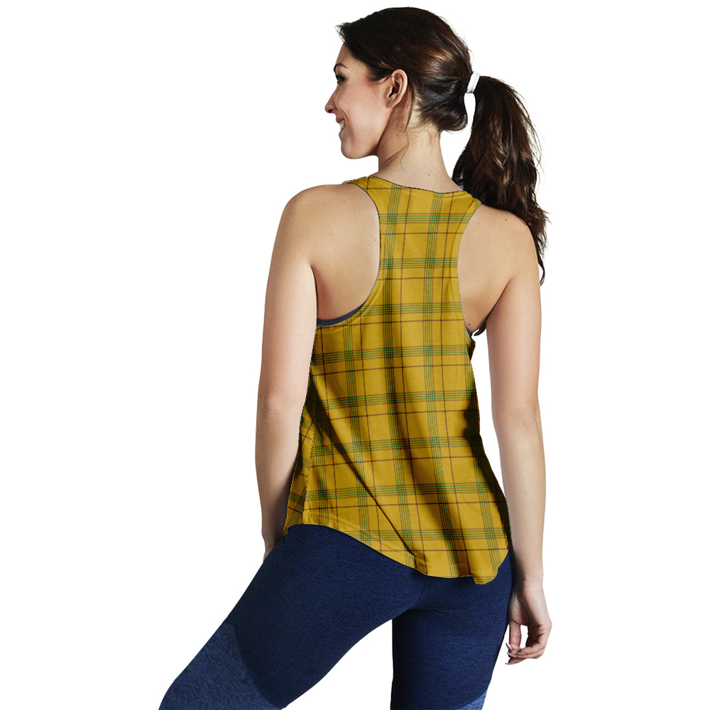 houston-tartan-women-racerback-tanks-with-family-crest