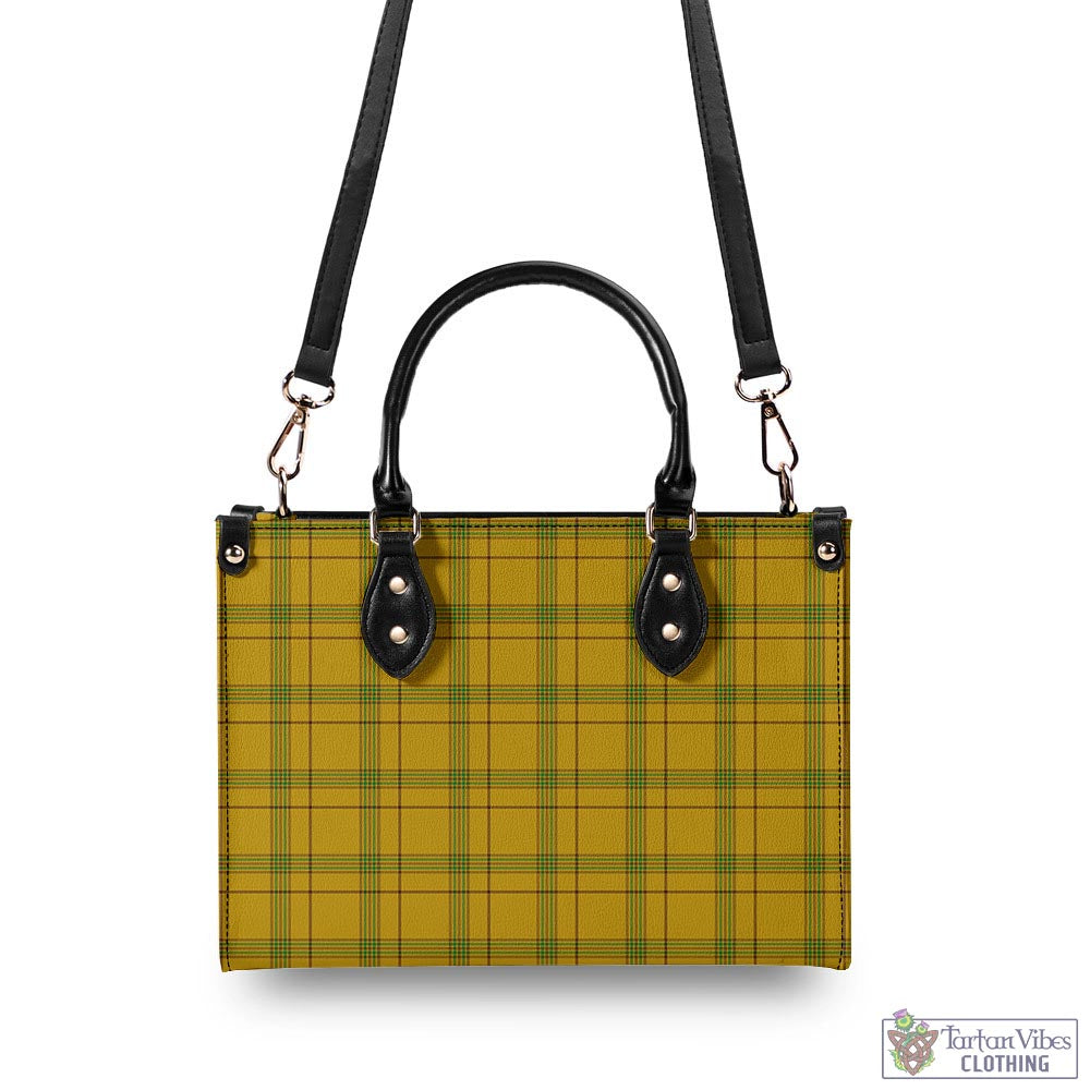 Houston Tartan Luxury Leather Handbags - Tartan Vibes Clothing