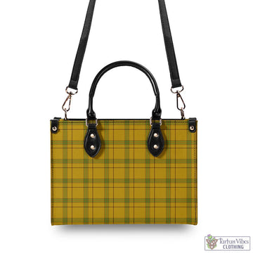 Houston Tartan Luxury Leather Handbags - Tartan Vibes Clothing