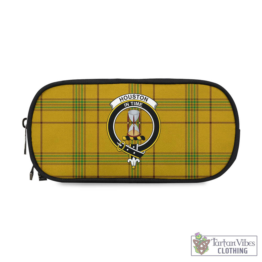 Houston Tartan Pen and Pencil Case with Family Crest - Tartan Vibes Clothing